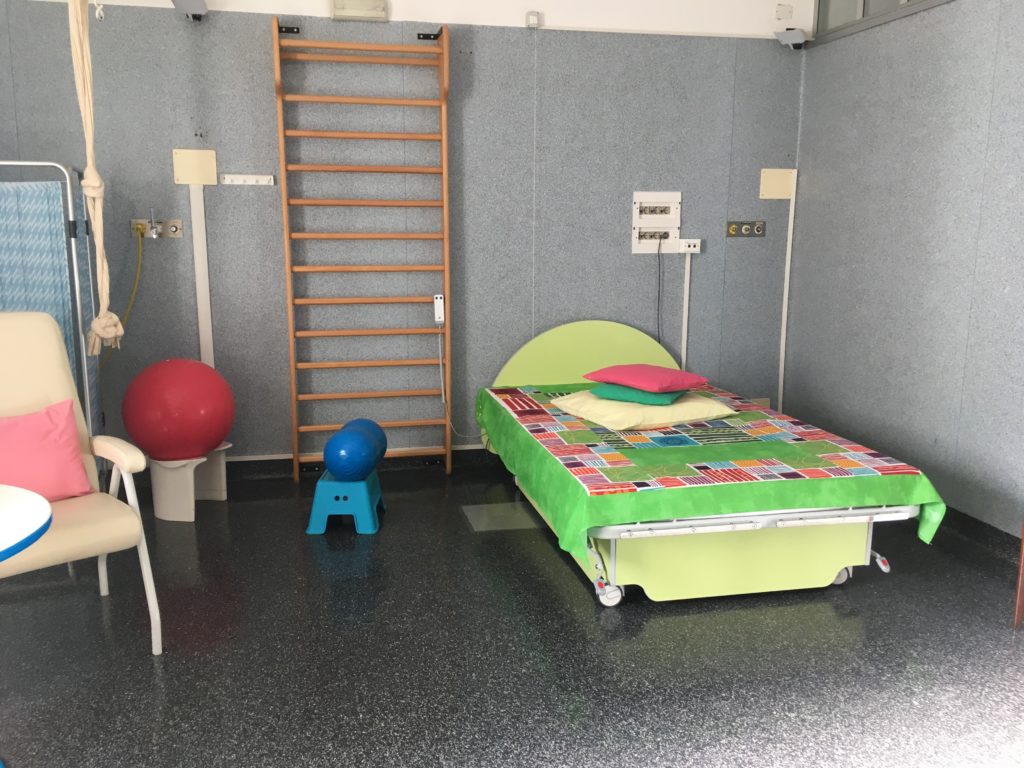 La sala travaglio e parto del Centro Nascita dell'Ospedale Sant'Anna di Torino